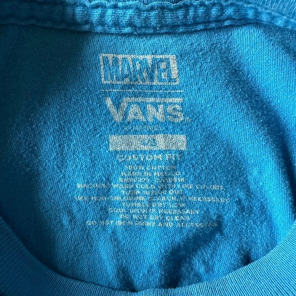 Vans | Kids size 4/S Vans Spider-Man Marvel Short Sleeve Tee Cotton - Picture 6 of 6